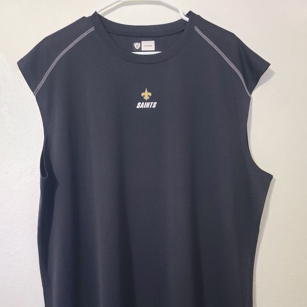New Orlean Saints Sleeveless NFL Equipment Tank Top Mens 2XL